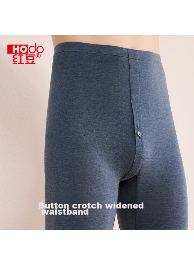 Hongdou Men's Modal Color-spun Ultra-thin Soft Warm 60s Base Layer Autumn Underwear Set - Image 5
