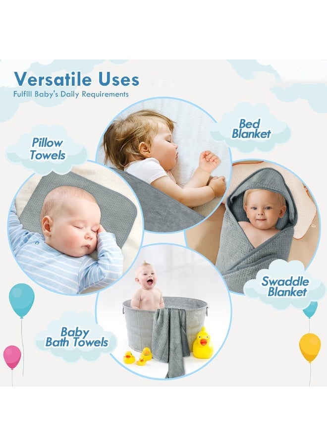 Orighty Baby Hooded Towel with Five Washcloths - Image 4