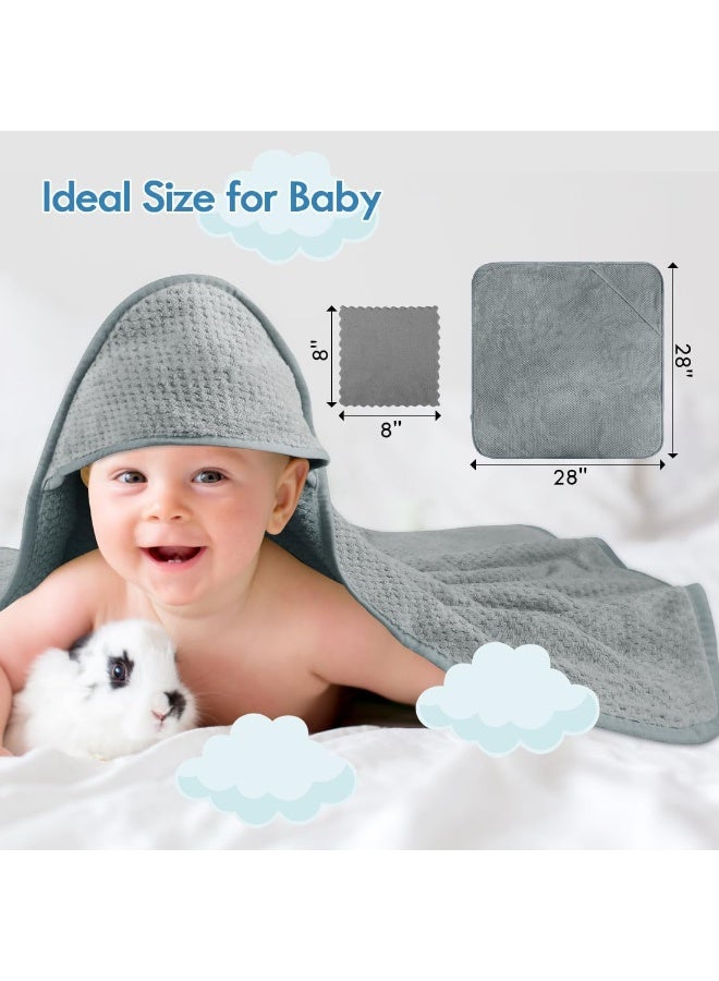 Orighty Baby Hooded Towel with Five Washcloths - Image 5