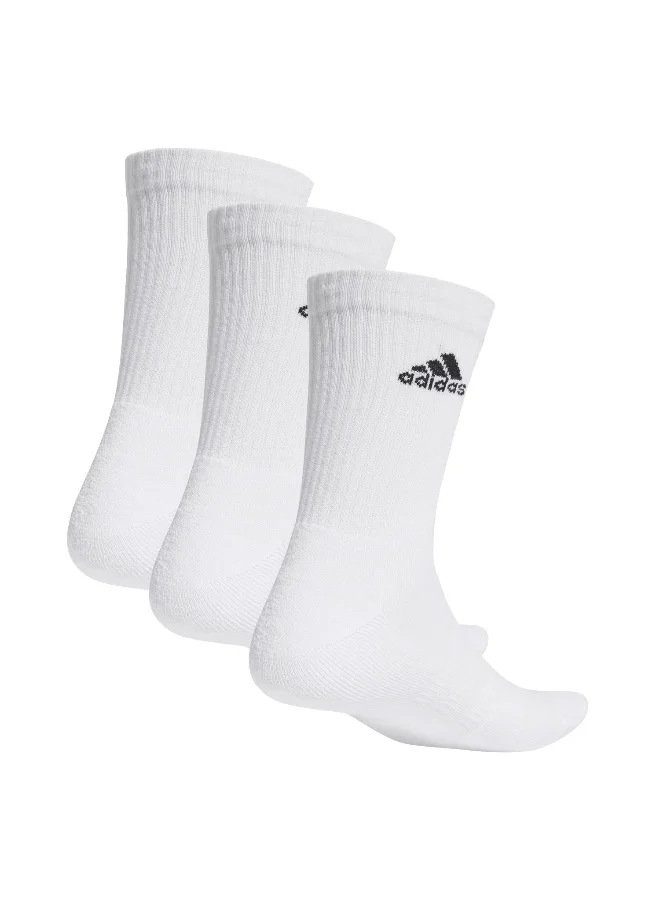 Adidas Adidas C Spw Crw 3P White Training Socks For Unisex 5.5K - 7K
