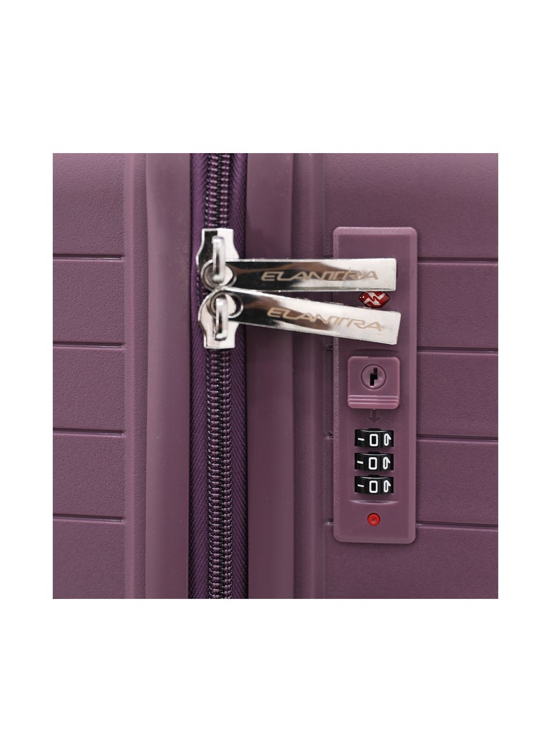 ELANTRA Luggage Set of 5 – Hardshell Trolley Bags with Secure Lock, Multi-Compartment Storage & Spinner Wheels,Purple (BC-12"S-20",M-24",L-28",XL-32") - Image 5