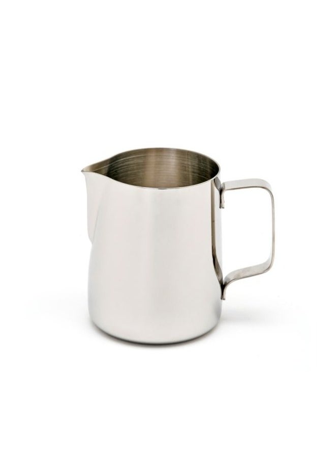 Rhino Coffee Gear Professional Milk Pitcher, Latte Art Spout, Measurements Etched, Stainless Steel Body, 20oz (600ml) - Steel  - Image 1