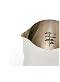 Rhino Coffee Gear Professional Milk Pitcher, Latte Art Spout, Measurements Etched, Stainless Steel Body, 20oz (600ml) - Steel  - Image 5