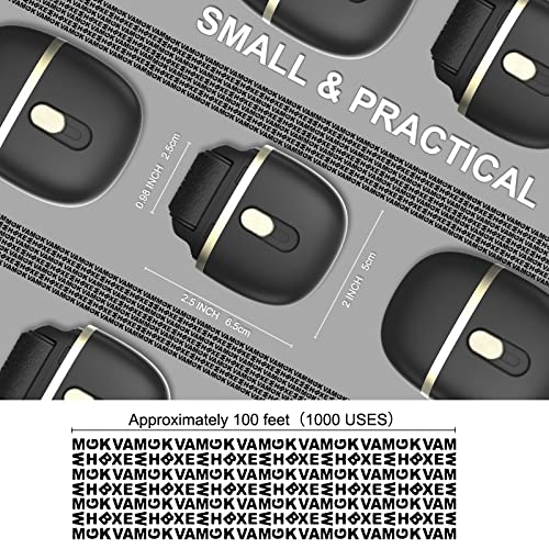 Lomil Identity Protection Roller Stamps 2 Pack - Confidential Roller Stamp with 4 Refills - Wide Identity Theft Protection Stamp for ID Blockout, Privacy & Security(Black) - Image 3