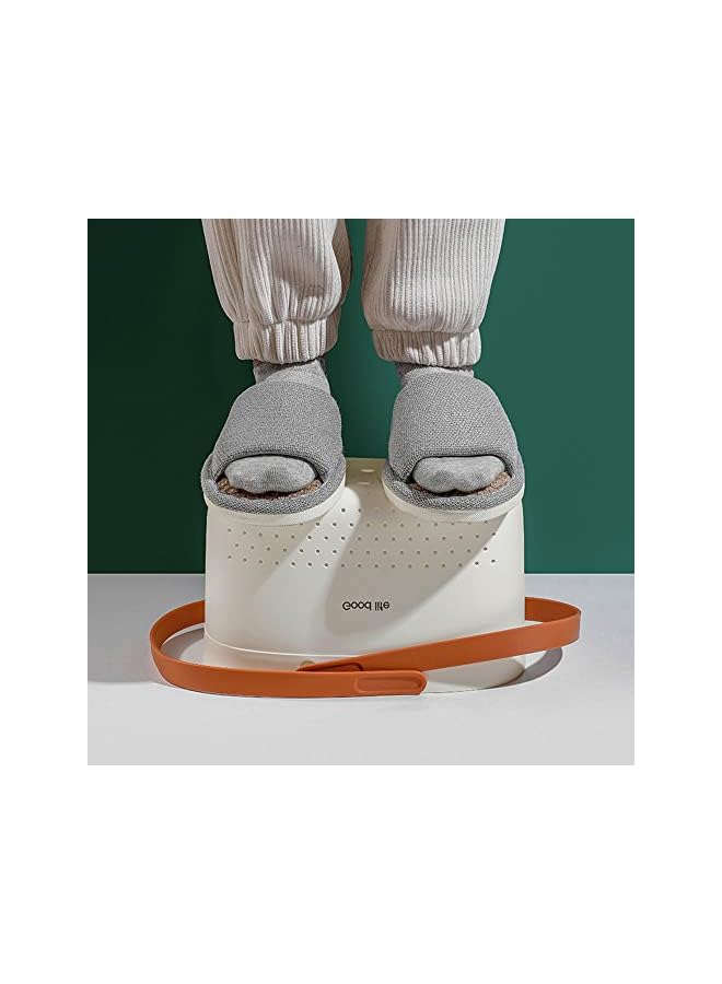 راكسوم سلة دش العلبة، U-HOOME البلاستيك دش العلبة منظم المرافق حمل مع مقبض للصابون، الشامبو، أمشاط، العلبة دش الجرف المنظم سلة للحمام، المطبخ، غرفة النوم - Image 3