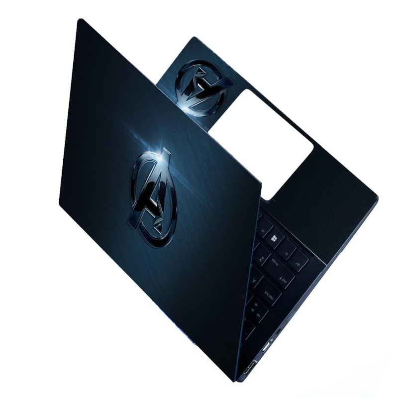 BAEYE Full Laptop Skin Stickers HD Quality Sticker for Laptops Upto 15.6" (Dustproof|Waterproof|Scratchproof|Reusable) - BE Avengers BL FL - Image 1