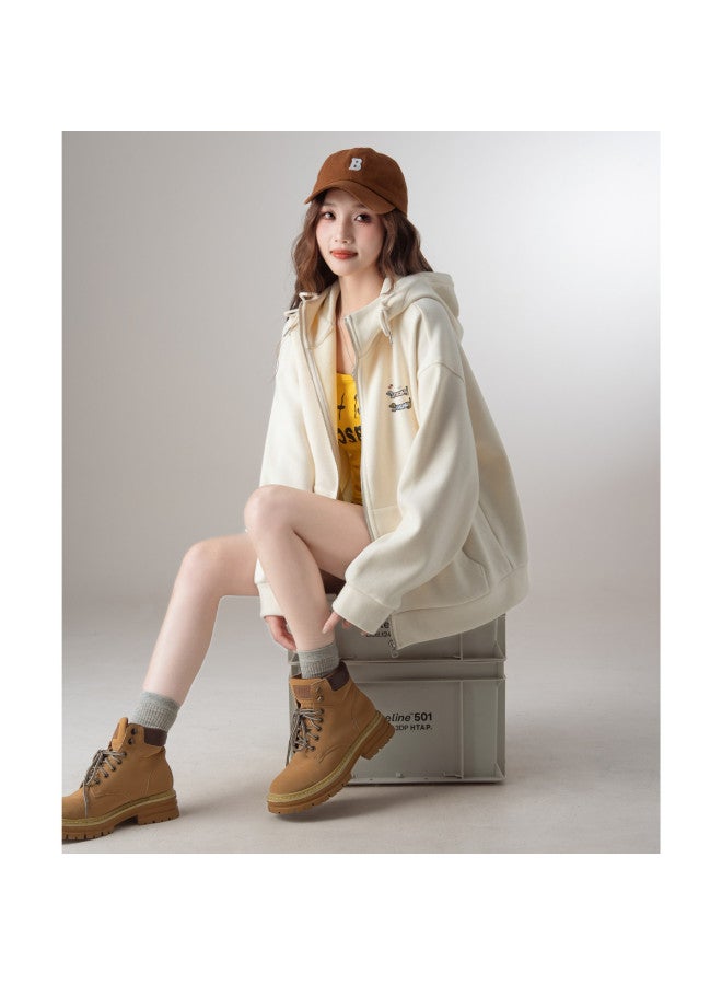 Flying in the snow Thickened Coat Women 2025 Winter Warm Comfortable Versatile Petite Slimming Cardigan Top - Image 5