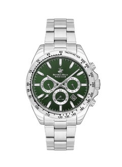 BEVERLY HILLS POLO CLUB BEVERLY HILLS POLO CLUB BP3127X.370 Men Multi Function Display Watch & Metal Strap Silver  - Image 1