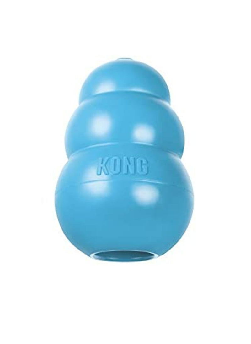 KONG - Puppy Toy - Natural Teething Rubber - Fun to Chew, Chase and Fetch (Includes One Toy, Color May Vary) Small KP3…