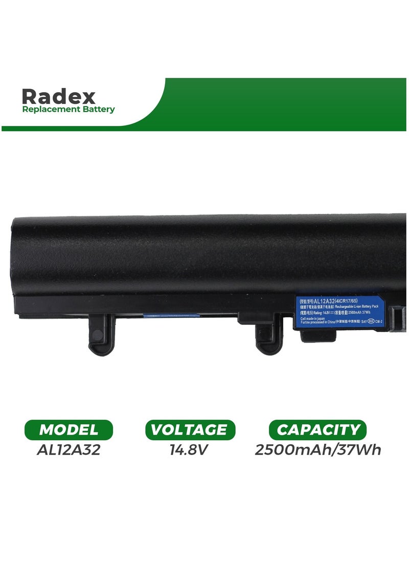 RADEX - AL12A32 High Grade Compatible Laptop Battery Acer Aspire V5 (V5-431 V5-471 V5-471P V5-531 V5-571 V5-571P V5-571-6605) - Image 1