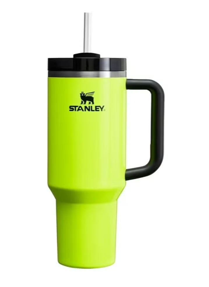Stanley - Stanley Quencher Stainless Steel Vacuum Insulated Tumbler with Lid and Straw for Water, Iced Tea or Coffee, Smoothie and More, 40 oz - Image 1