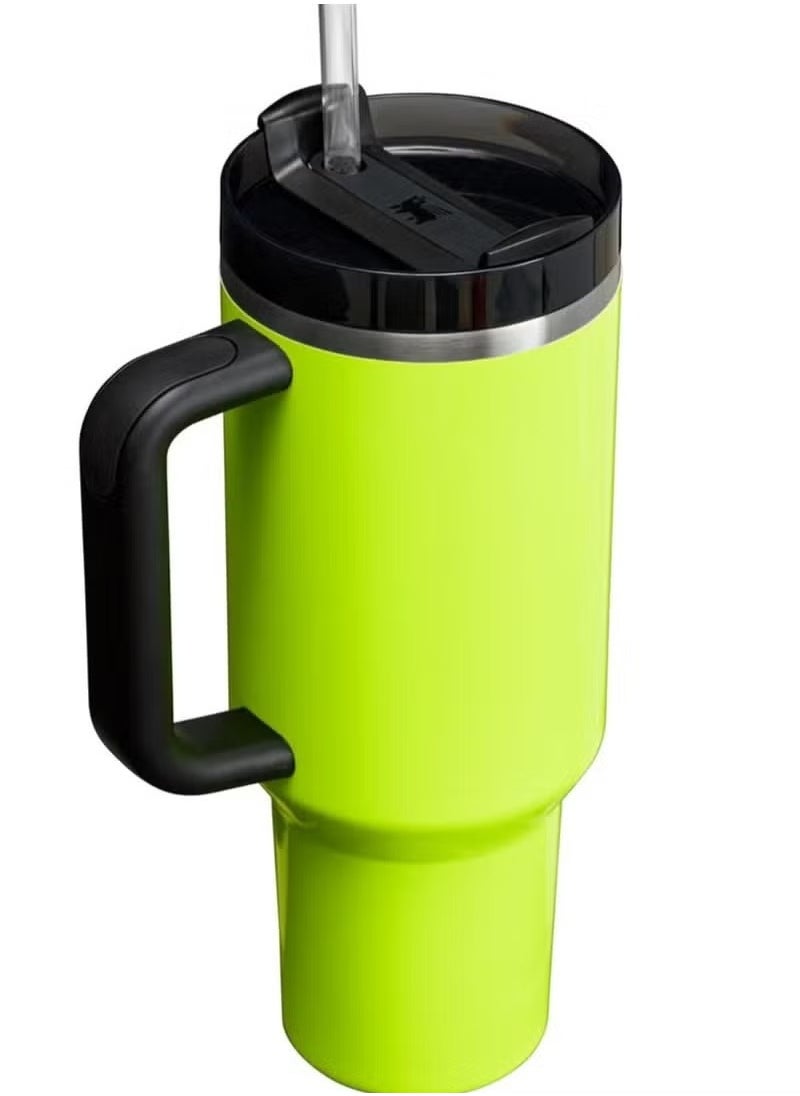 Stanley - Stanley Quencher Stainless Steel Vacuum Insulated Tumbler with Lid and Straw for Water, Iced Tea or Coffee, Smoothie and More, 40 oz - Image 1