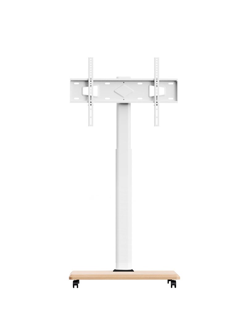 Fh Rolling TV Floor Stand for 26 to 70 inch TVs with 1-Shelf Storage Base,Portable Mobile Cart with Wheels, with Swivel Mount,Corner Universal Stands for Bedroom, Outdoor - Image 1