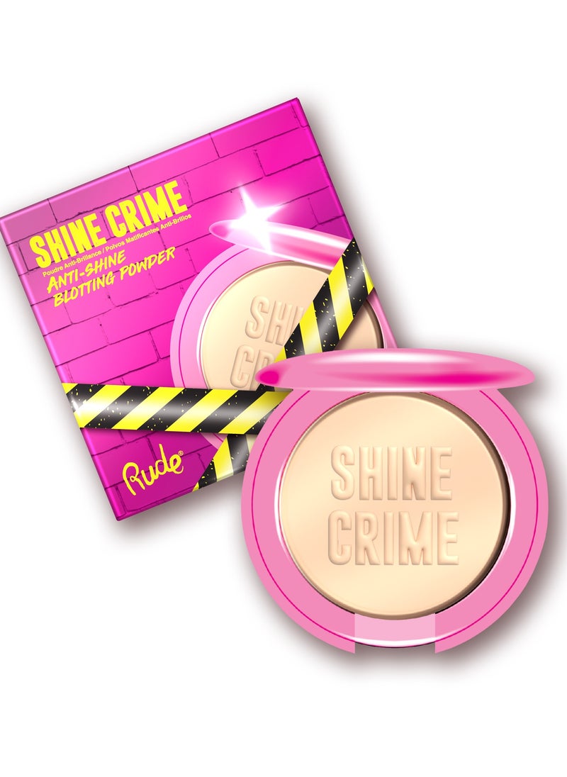 RUDE cosmetics - بودرة إزالة اللمعان الطبيعية من Rude Shine Crime - Image 1