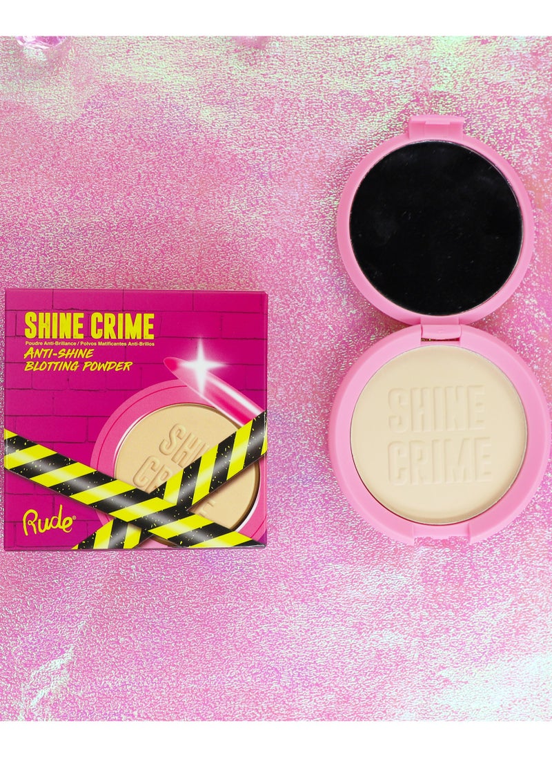 RUDE cosmetics - بودرة إزالة اللمعان الطبيعية من Rude Shine Crime - Image 1