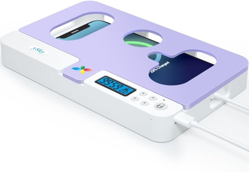 ySky Portable Phone Lock Box with Timer for iPhone and Android Phones, Self-Control Timed Phone Jail Locker to Help Kids,Students, Adults Focus Back, Unplug from Phones Boost Your Mental Wellness - Image 1