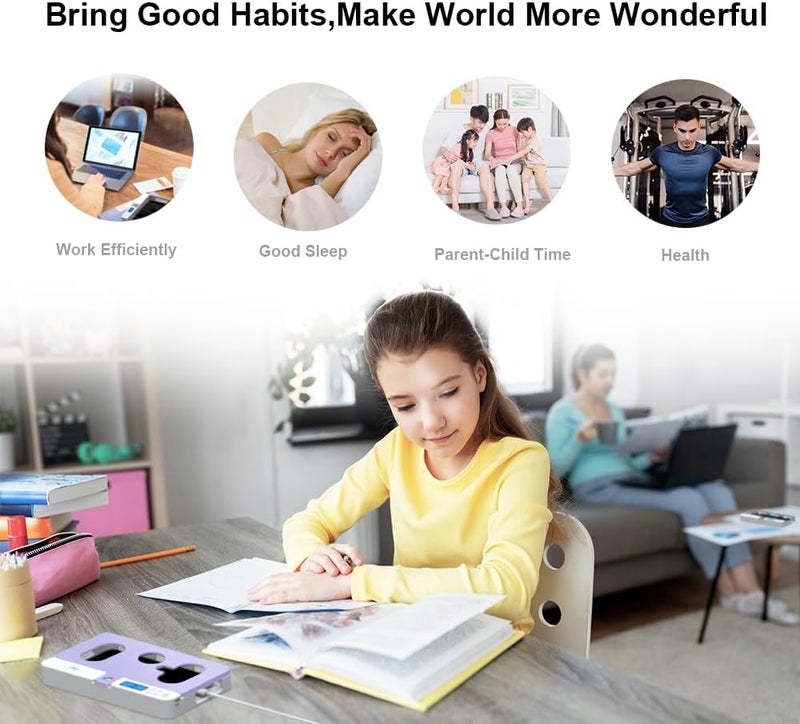 ySky Portable Phone Lock Box with Timer for iPhone and Android Phones, Self-Control Timed Phone Jail Locker to Help Kids,Students, Adults Focus Back, Unplug from Phones Boost Your Mental Wellness - Image 4