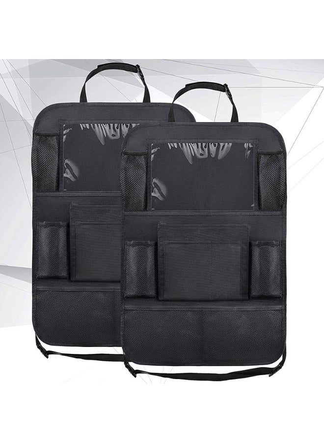 Generic Car seat storage bag hanging bag car child anti-kick multifunctional storage bag storage box box car interior supplies  - Image 4