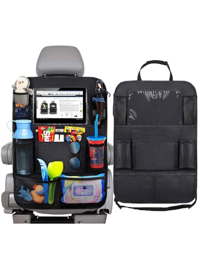 Generic Car seat storage bag hanging bag car child anti-kick multifunctional storage bag storage box box car interior supplies  - Image 5