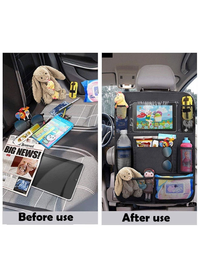 Generic Car seat storage bag hanging bag car child anti-kick multifunctional storage bag storage box box car interior supplies  - Image 2