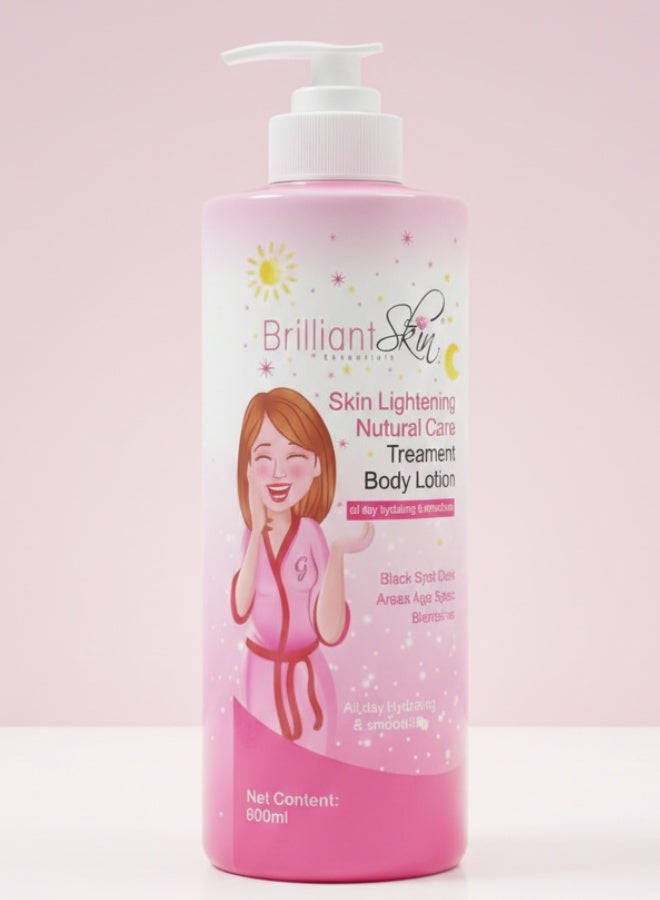 Brilliant Skin Lightening Natural Care Treatment Body Lotion 600 ml Whitening Moisturizing Brightening Skin Care
