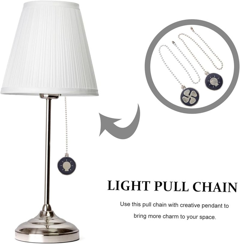 2Pcs Decorative Ceiling Fan Pull Chain Extension In Antique Brass Finish - Image 5