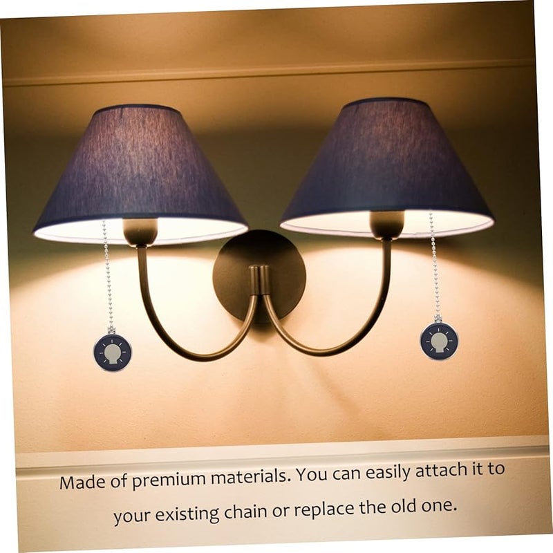 2Pcs Decorative Ceiling Fan Pull Chain Extension In Antique Brass Finish - Image 3