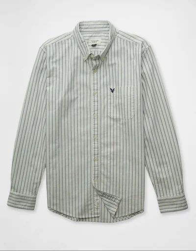 green emerald velvet dress Men's Commander Button Down