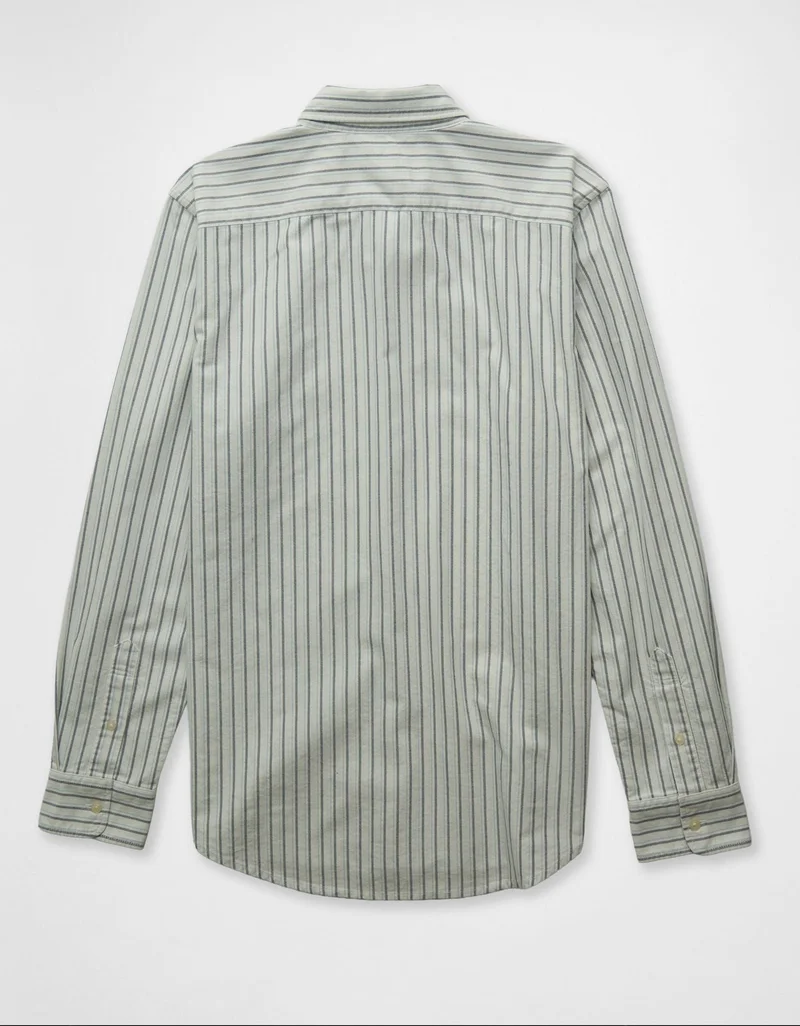 امريكان ايجل قميص أوكسفورد بأزرار وقصّة سلِم بأكمام قصيرة