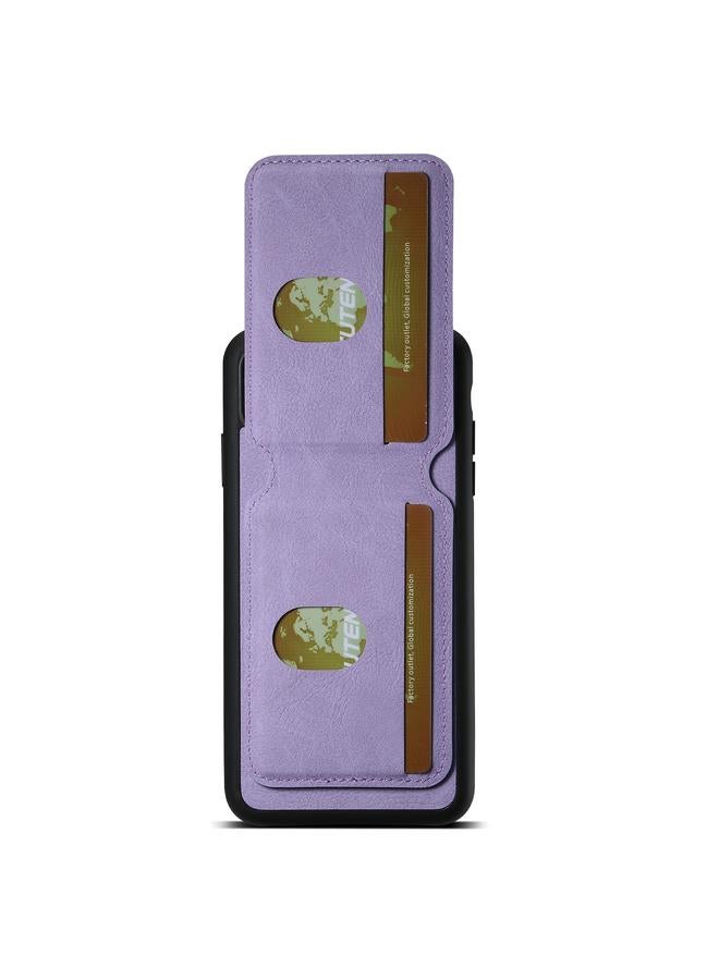 Suteni Case For iPhone XS Max H02 Litchi Leather Card Wallet Stand Back Phone Case - Image 3