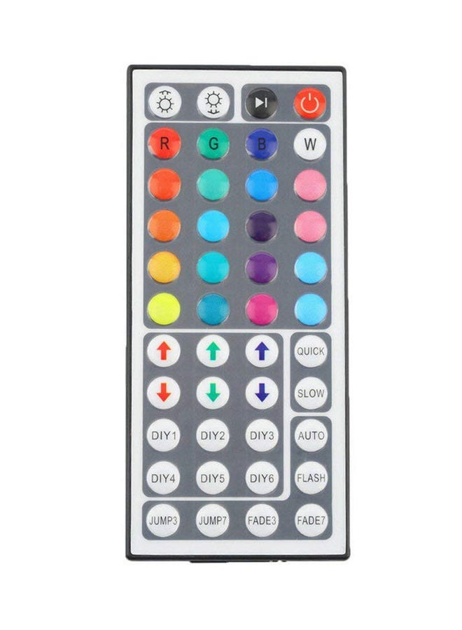 NIBEMINENT IR Remote Controller For 3528/5050 SMD RGB LED Strip Lights White - Image 1