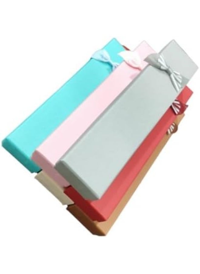 ECVV Rectangular 11 Pieces Jewelry Gift Box Jewelry Watch Jewelry Pen Jewelry Necklace Jewelry Bracelet Storage Box for Anniversaries | Weddings | Birthdays | Assorted Colors  - Image 4