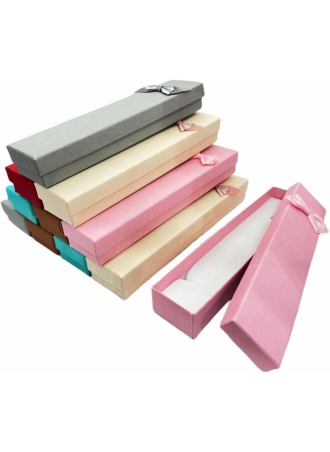 ECVV Rectangular 11 Pieces Jewelry Gift Box Jewelry Watch Jewelry Pen Jewelry Necklace Jewelry Bracelet Storage Box for Anniversaries | Weddings | Birthdays | Assorted Colors  - Image 1