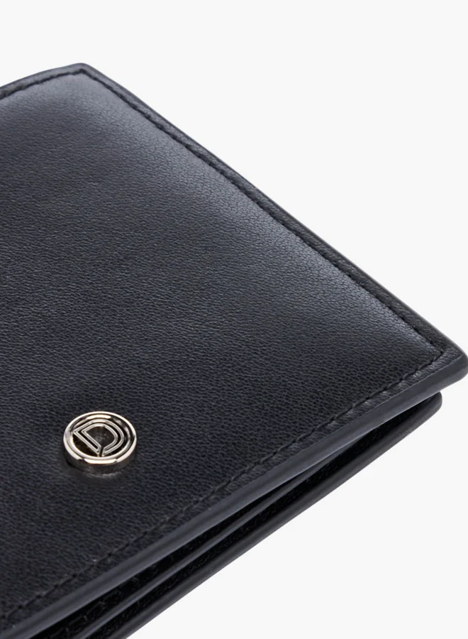 دوتشيني Men's Solid Bi-Fold Wallet
