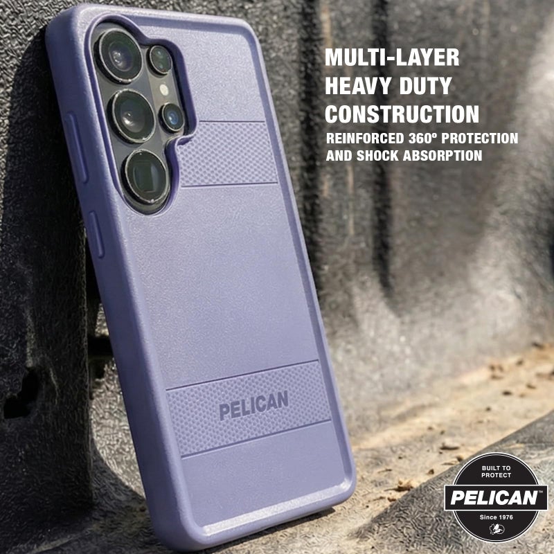 Pelican Protector Samsung Galaxy S26 Ultra Case [Magnetic & Wireless Charging] Rugged Phone Cover with 16ft Military-Grade Drop Protection - Heavy Duty Case for Samsung Galaxy S26 Ultra 6.9" - Purple - Image 5