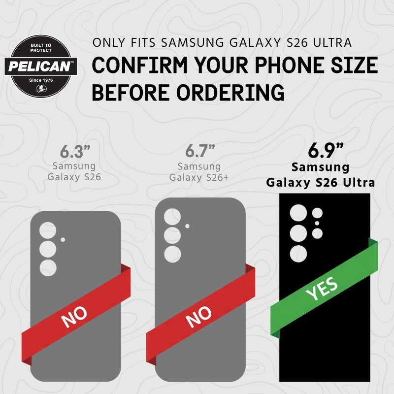 Pelican Protector Samsung Galaxy S26 Ultra Case [Magnetic & Wireless Charging] Rugged Phone Cover with 16ft Military-Grade Drop Protection - Heavy Duty Case for Samsung Galaxy S26 Ultra 6.9" - Purple - Image 2