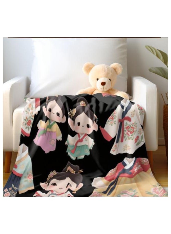 general Flannel thin blanket (warm and comfortable, suitable for sleep, gaming, dust removal and sandproof) 150cm*200cm - 864 - Image 4