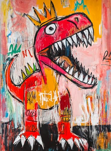Cross & Glory Cross Glory King Chompsalot 1000 Piece Jigsaw Puzzle for Adults Best New Dinosaur Puzzle Prehistoric TRex Artwork Challenging and Fun Puzzle Experience - Image 1