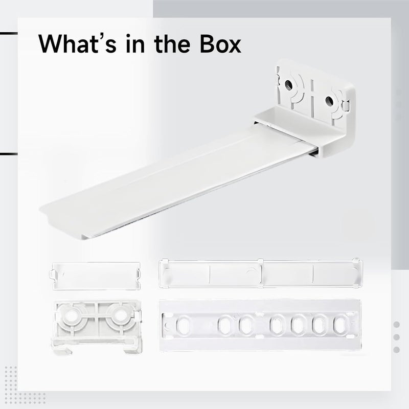 Refrigerator Drawer Slides, Universal Fridge Freezer Mounting Kit, 4.5 in, Compatible with Midea Beko Ascoli Electrolux - Image 4