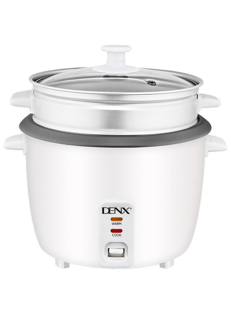 Denx Denx 350W Smart Electric Rice Cooker (0.6L) – Mini Energy-Efficient Rice Steamer & Soup Maker for Home, Dorm, or Travel Use - Image 3