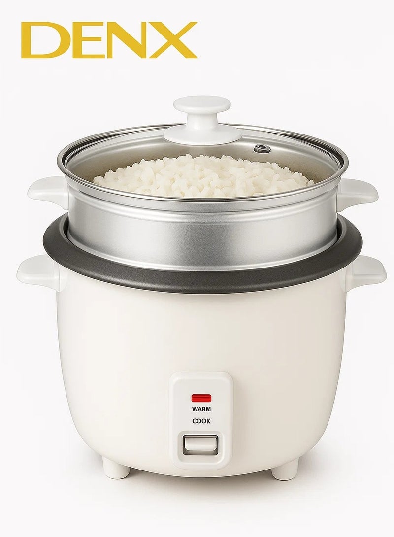 Denx Denx 350W Smart Electric Rice Cooker (0.6L) – Mini Energy-Efficient Rice Steamer & Soup Maker for Home, Dorm, or Travel Use - Image 5