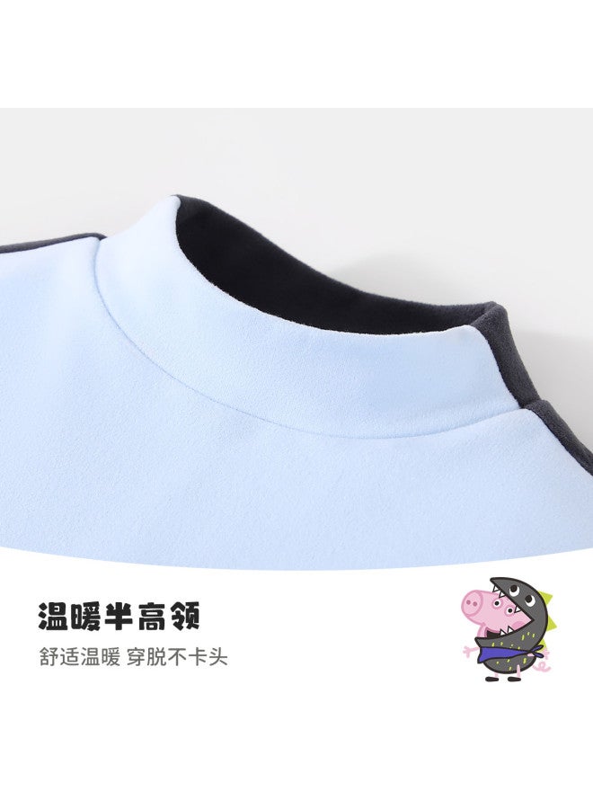 peppa Pig Spring Kids' Half-turtleneck Base Layer Comfortable Long-sleeve Baby T-shirt (unisex) - Image 4