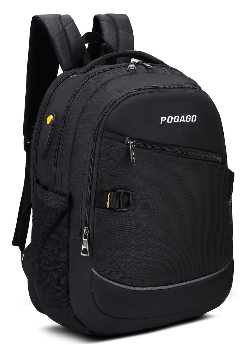 POGAGO Pogago Travel Backpack, Water Resistant, 15.6" Laptop, Multiple Pockets Laptop, Travel Backpack, Business Backpacks for Women Men Work College Gift,Casual Daypack  - Image 1