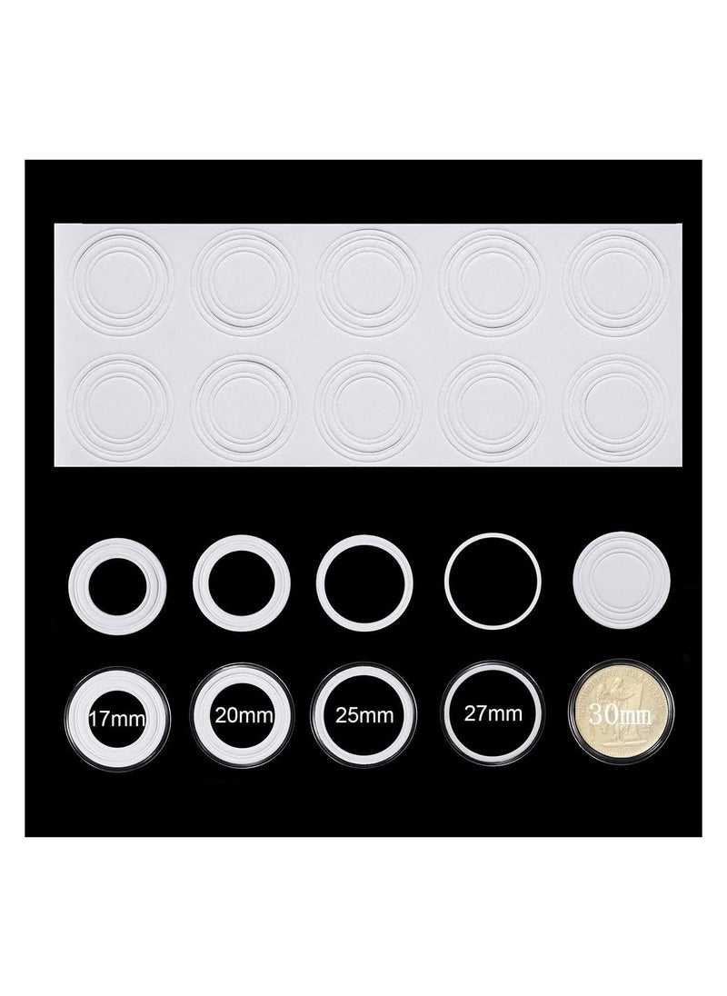 Bukela Commemorative Coin Protector Box, Coin Collection Storage Box, Coin Capsule and 100 Pieces Protective Gasket Coin Holder Box with Storage Box for Coin Collection Supplies, 30mm  - Image 5