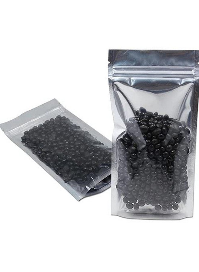 Deera Stand-Up Ziplock Reusable Airtight Polyester Storage Pouch- (Semi-Silver)(100mmX170mm)(Pack of 100) - Image 1