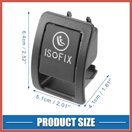 ACROPIX غطاء مثبت مقعد الطفل الخلفي ISOFix ACROPIX A2059200513 لمرسيدس بنز C300 C350 C200 C180 C400 C450 C43 AMG C63 AMG W205 2015-2020 باللون الأسود - Image 5