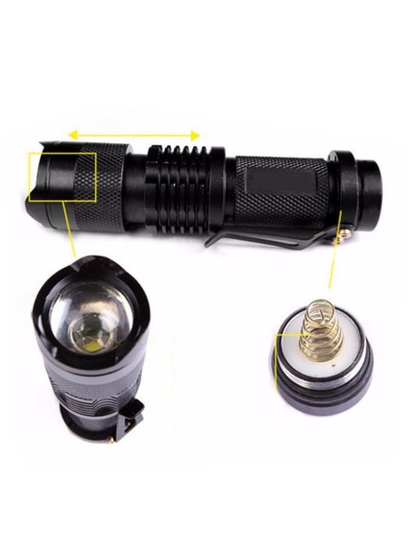 Generic - Black light UV flashlight LED variable zoom UV blue light Scorpion dog cat pet detector Fluorescent mineral - Image 1