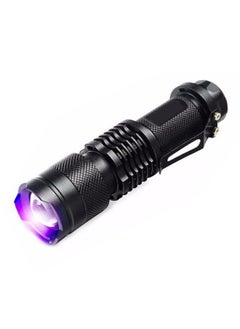 Black light UV flashlight LED variable zoom UV blue light Scorpion dog cat pet detector Fluorescent mineral