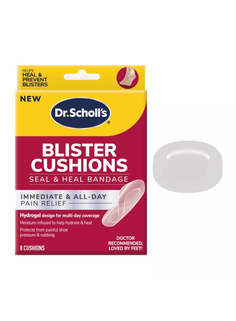 Dr. Scholl's وسادة ديراجيل للبثور تخفيف الألم الفوري وطوال اليوم 8 قطع - Image 1