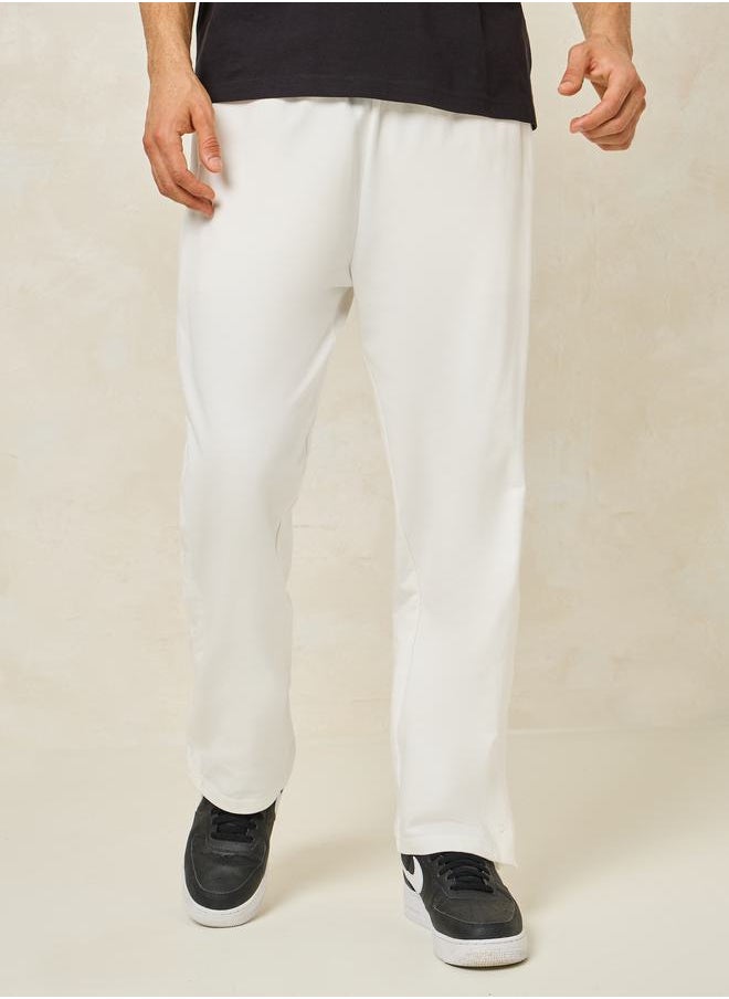 Styli - Oversized Straight Leg Jogger with Popper Button - Image 1